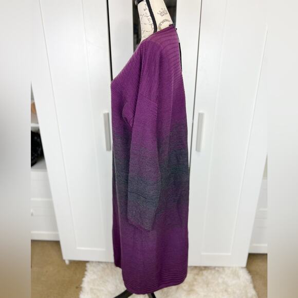 LAFAYETTE 148 New York NWT 100% Wool Knit Sweater Dress Size Large - Picture 2 of 11